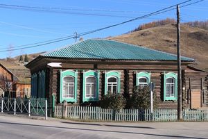 Sibirisches Holzhaus