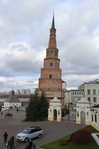 Der schiefe Turm von Kasan; der Sujumbike-Turm. 