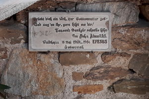 Österreichische Gedenktafel in Marias Haus
