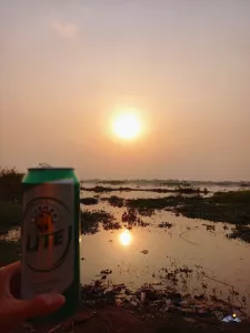 Ein Bierchen am Nilufer