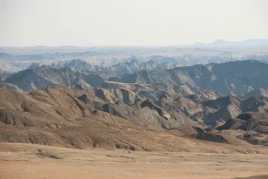 Mondlandschaft in der Wüste