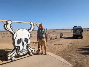 Einfahrtstor zum Skeleton Coast Nationalpark