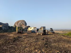 Zufälliges Overlander-Treffen