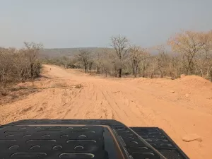 Kein Sand, sondern feinster Staub auf der Piste