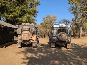 Abfahrt nach Mana Pools