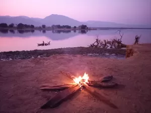 Lagerfeuer am Sambesi