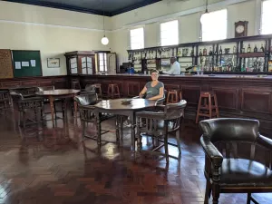 Die Bar des Bulawayo Club