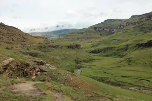 Auffahrt auf den Sani Pass