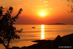 Sonnenuntergang am Lake Malawi