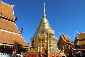 Goldener Chedi des Wat Phra That Doi Suthep