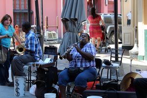 Straßenmusiker in New Orleans