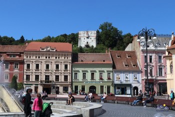 Der "weiße Turm" in Braşov/Kronstadt