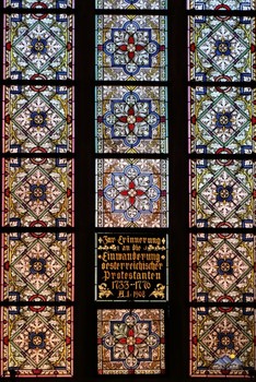 Fenster in der Evangelischen Kirche